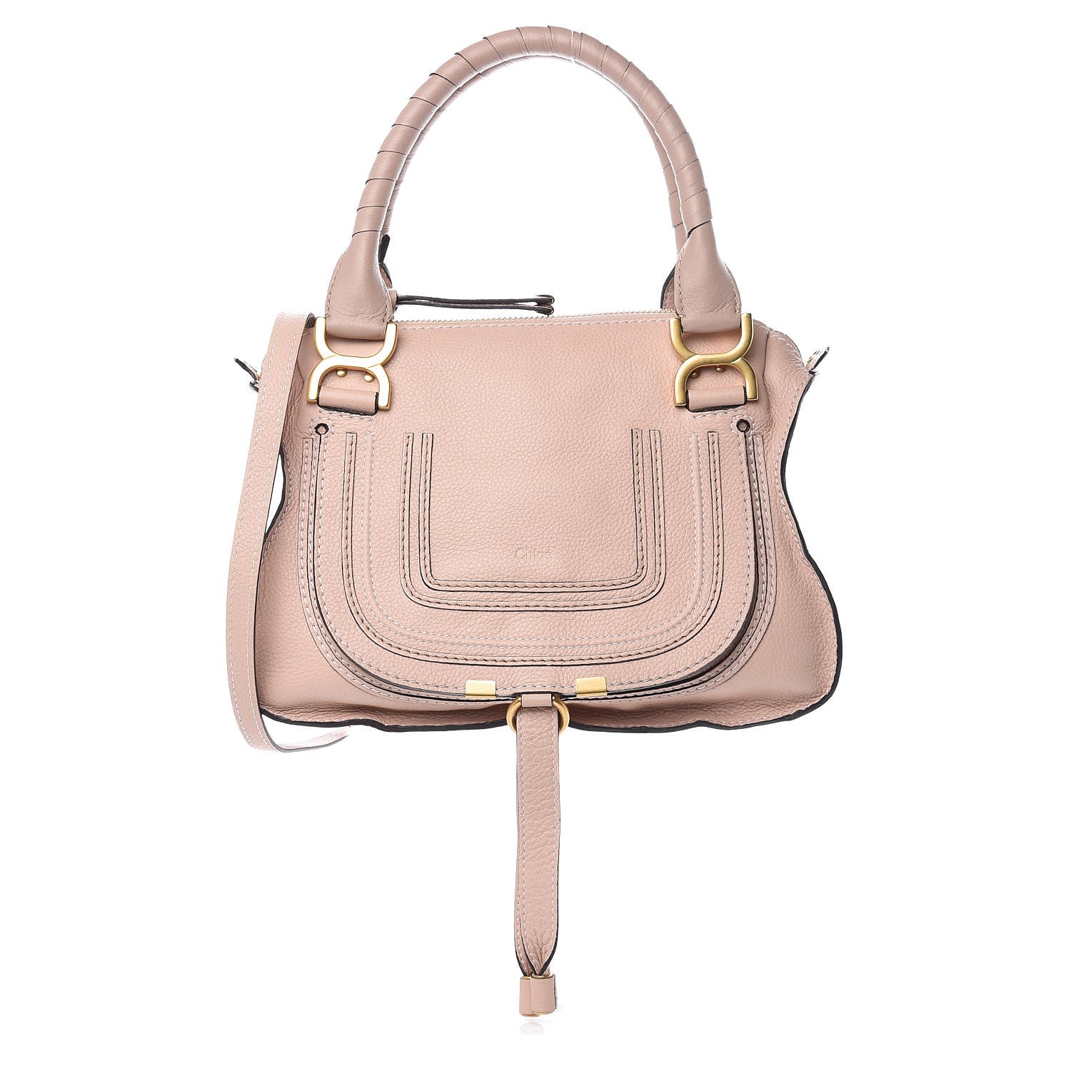 Chloe Calfskin Small Marcie Satchel Blush Nude 1 of 11