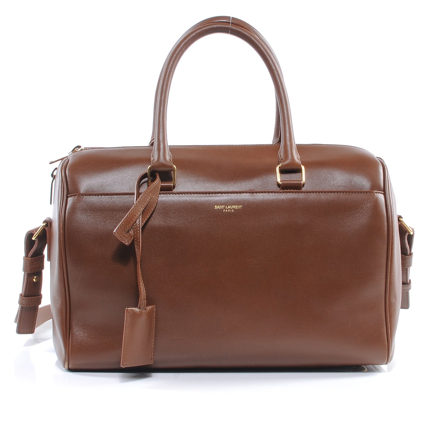Leather Classic Duffle 6 Bag Cognac
