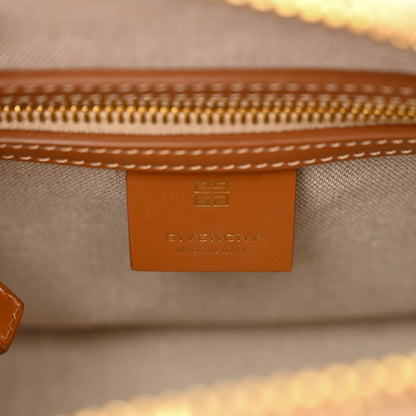 Givenchy Raffia Jacquard Fabric 4G Mini Antigona Beige 6 of 15