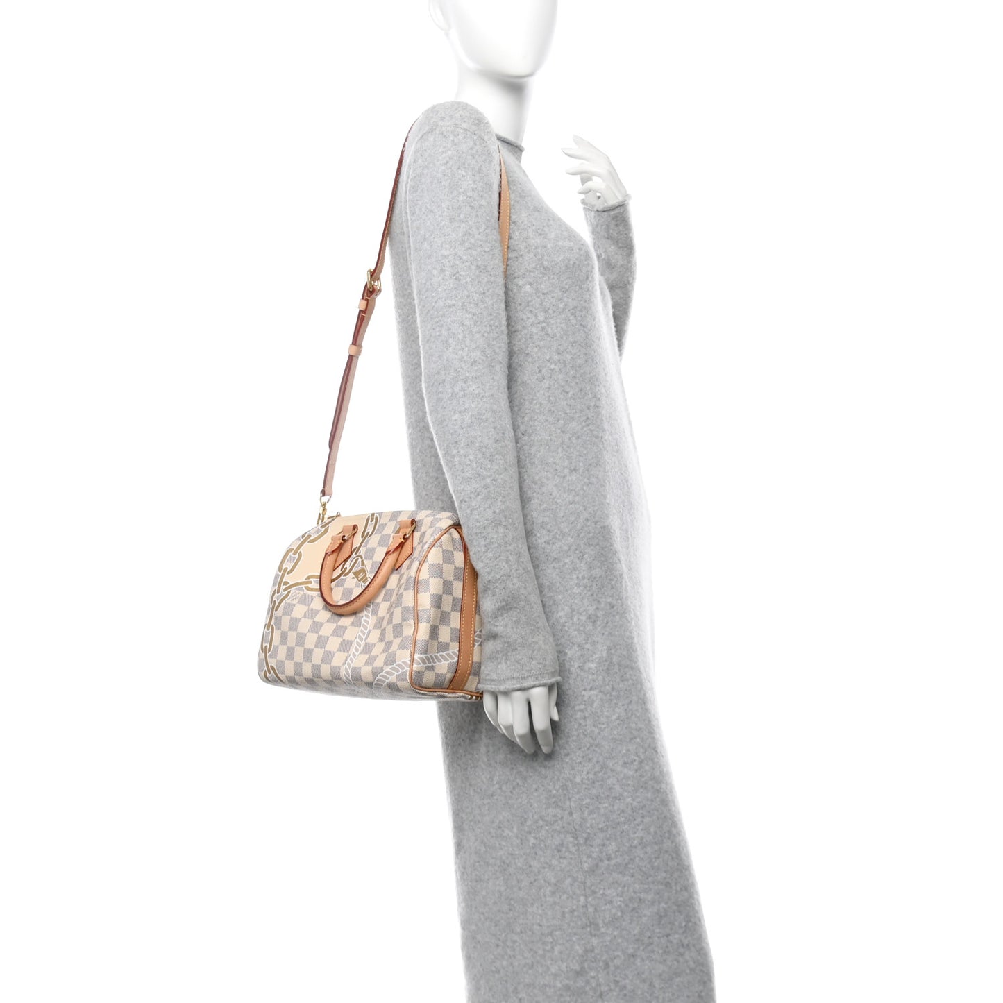 Damier Azur Nautical Speedy Bandouliere 25