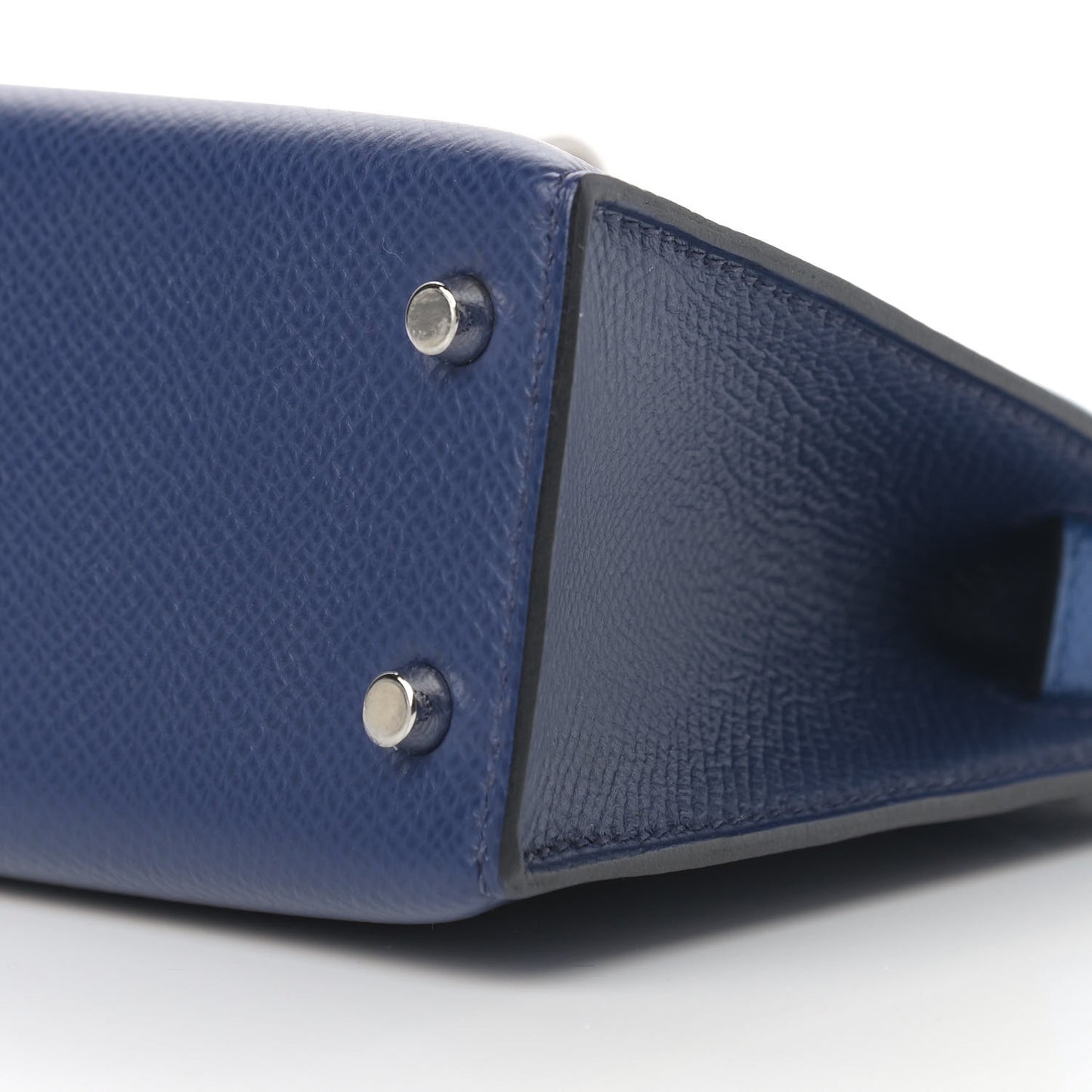 Epsom Mini Kelly Sellier 20 Bleu Saphir Bleu France Black