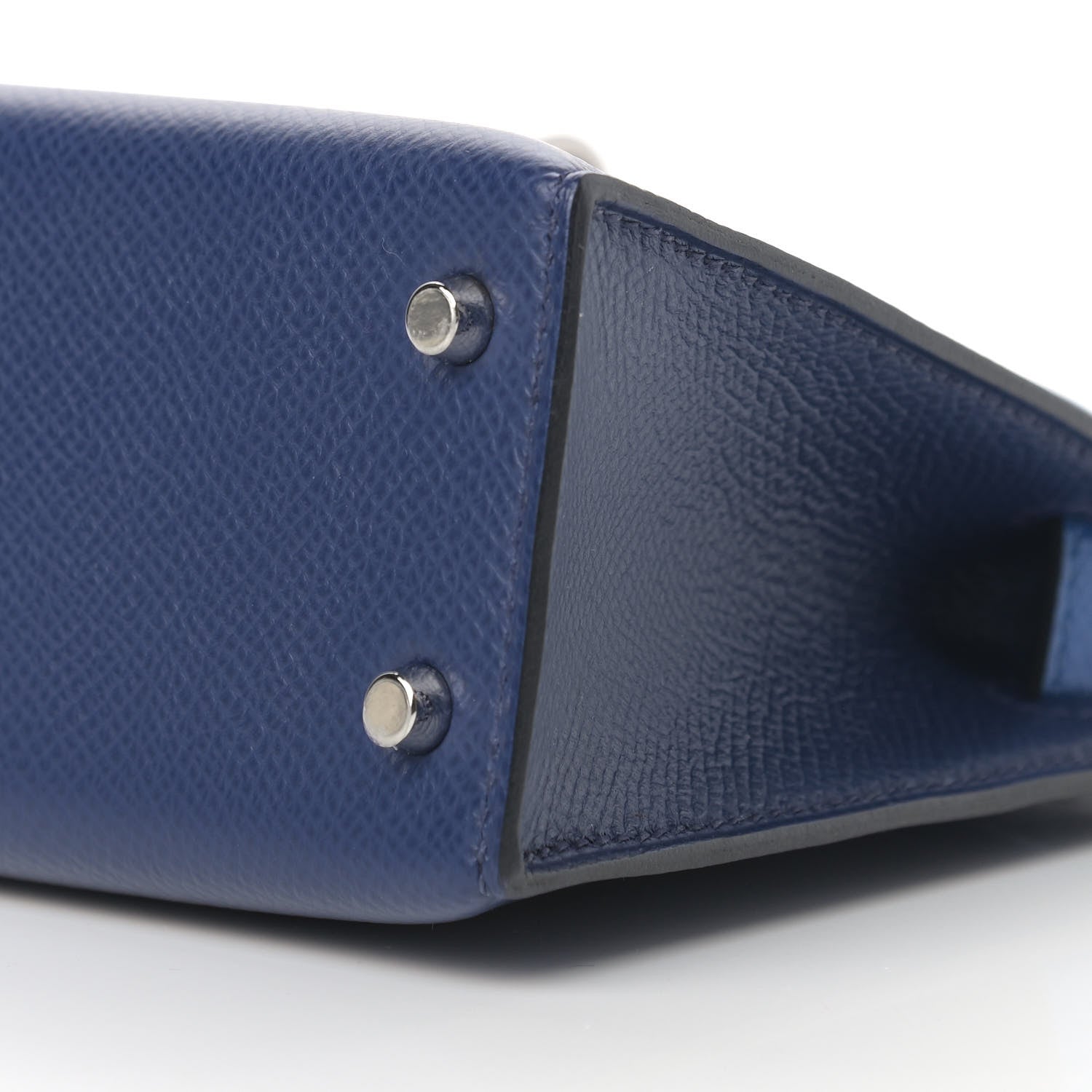 Hermes Epsom Mini Kelly Sellier 20 Bleu Saphir Bleu France Black 9 of 12