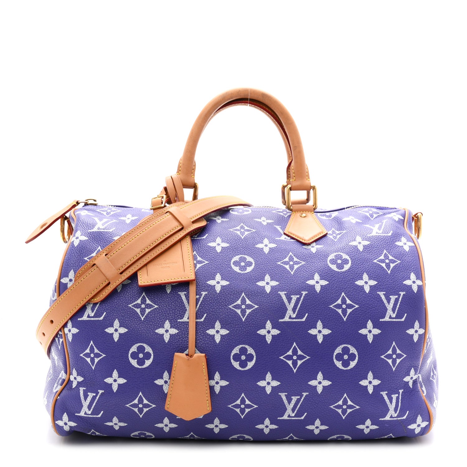 Louis Vuitton Calfskin Monogram Speedy P9 Bandouliere 40 Amethyst