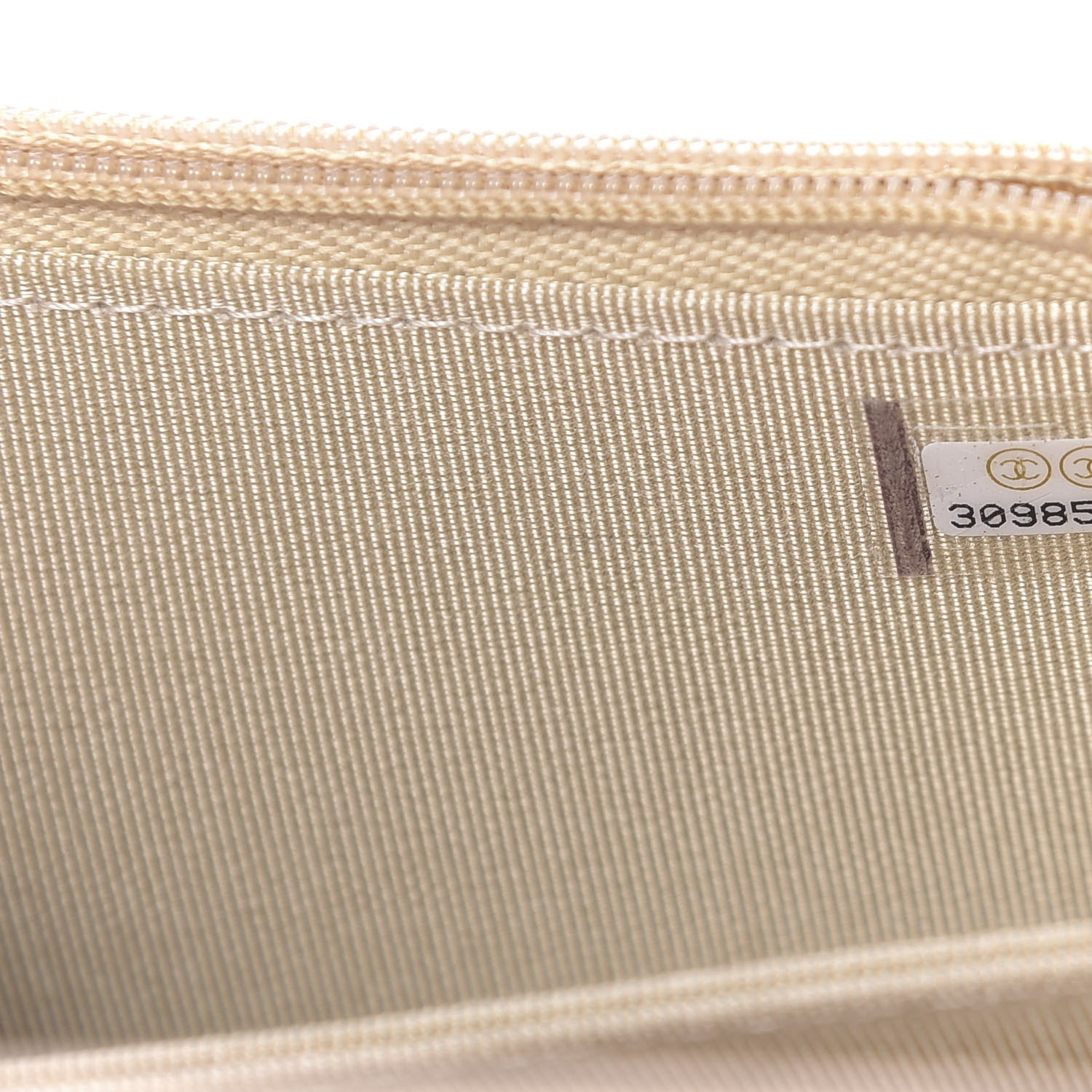 Chanel Metallic Lambskin Quilted Mini Wallet On Chain WOC Gold 7 of 11