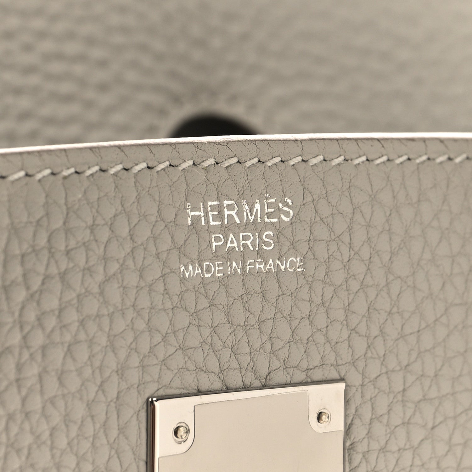 Hermes Togo BIRKIN 30 Gris Perle 6 of 13