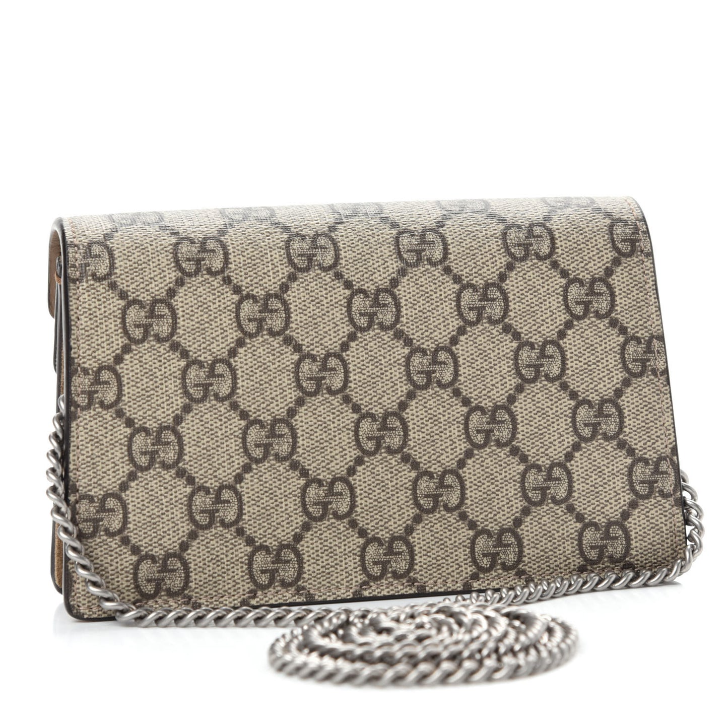 GG Supreme Monogram Super Mini Dionysus Shoulder Bag Taupe