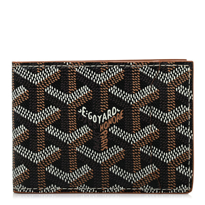 Goyard Goyardine Multi Slot Bi-Fold Wallet Black Gold 1 of 7