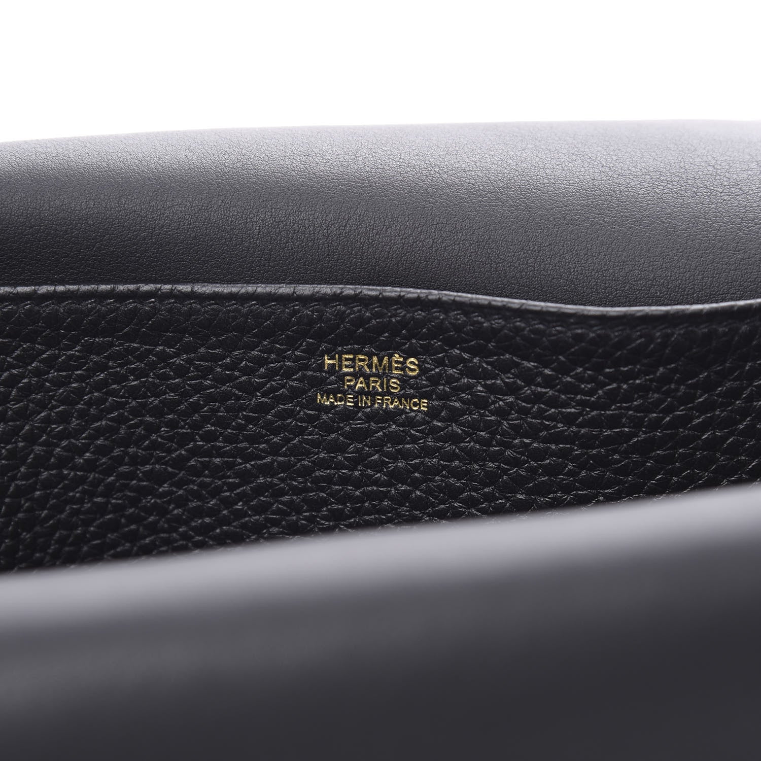 Hermes Taurillon Clemence Halzan 25 Black 8 of 13