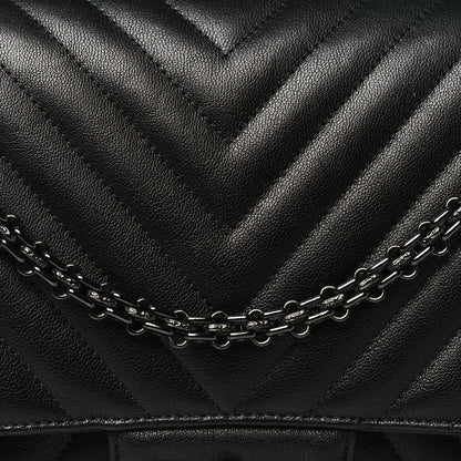 Chanel Sheepskin Chevron Quilted 2.55 Reissue 227 Flap So Black 8 of 10