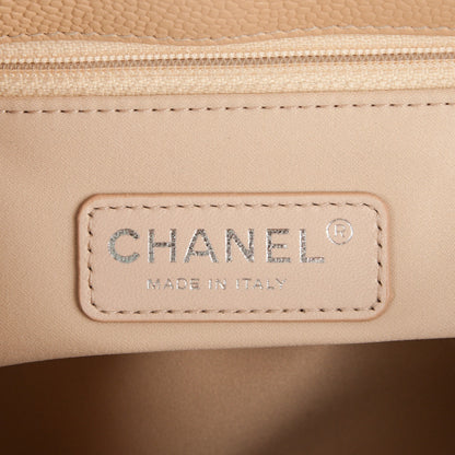Chanel Caviar Quilted Grand Shopping Tote GST Beige Clair 6 of 7