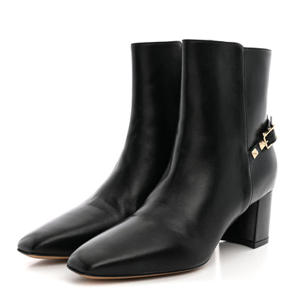 Valentino Garavani Nappa Rockstud 40mm Ankle Boots 37 Black 4 of 10
