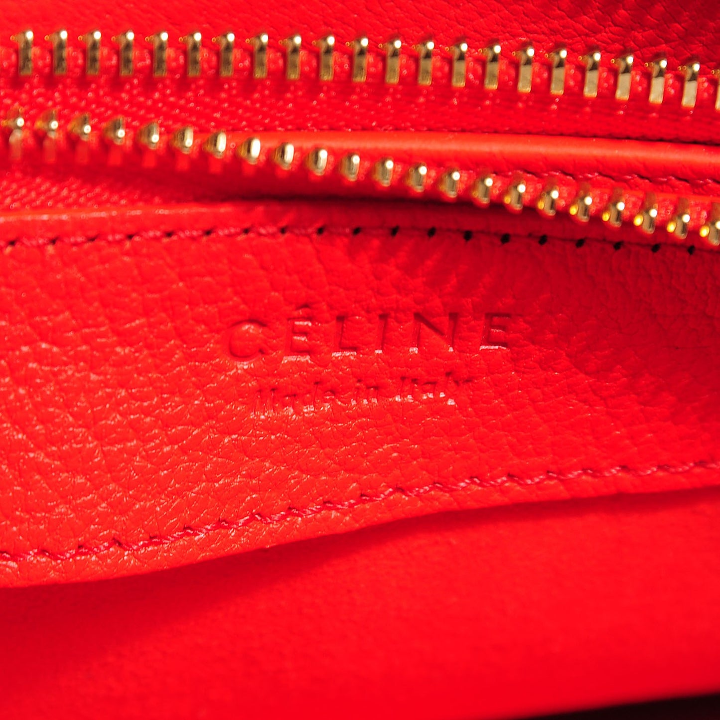 Goatskin Small Trio Crossbody Bag Alizarin