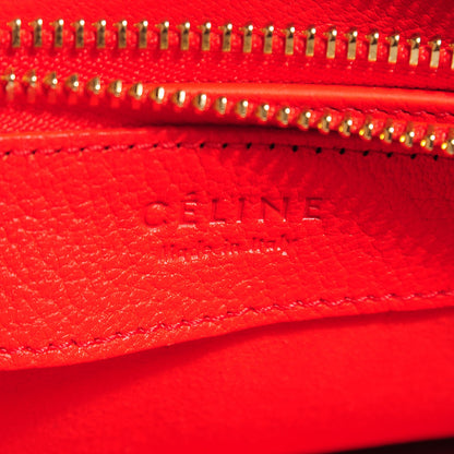 Celine Goatskin Small Trio Crossbody Bag Alizarin 7 of 9