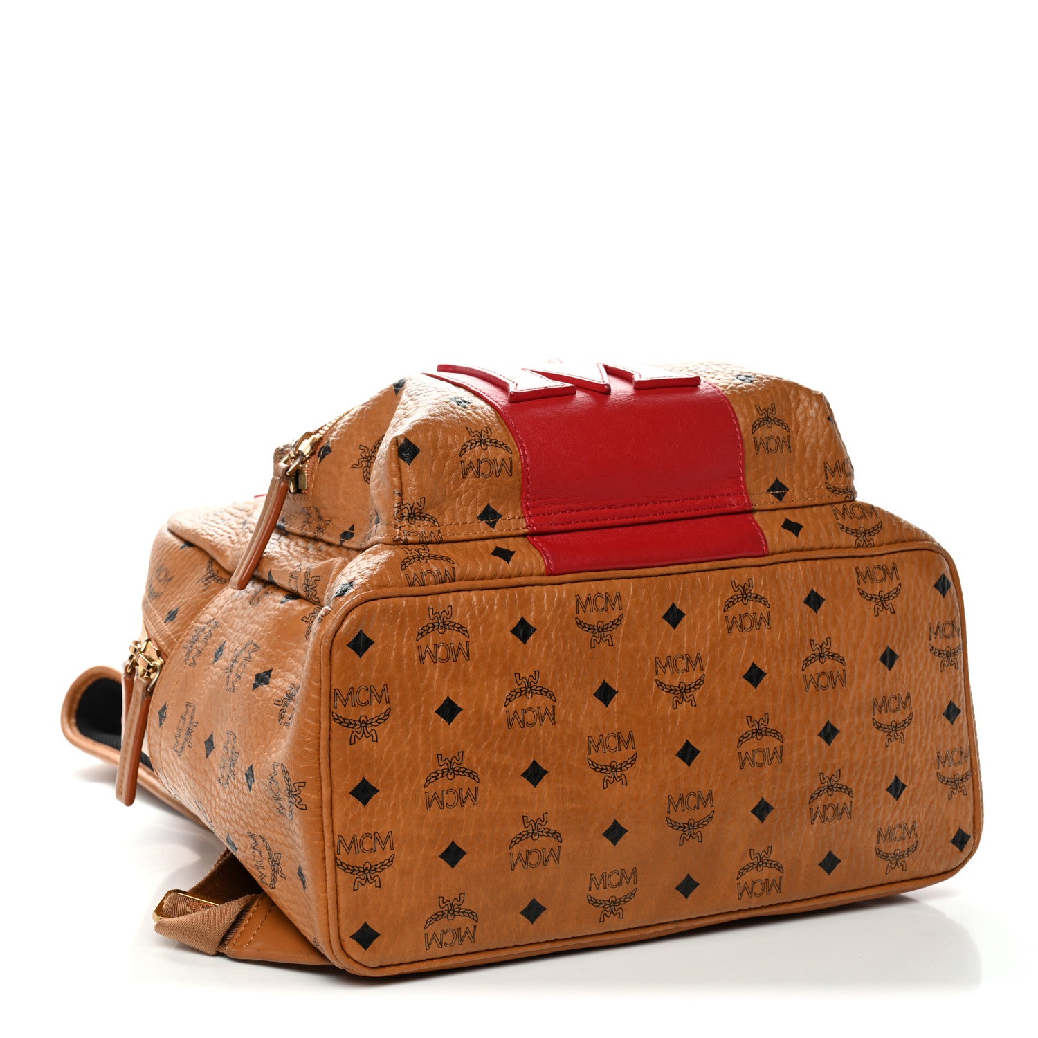MCM ボディバッグ ロゴプリント ブラウン X-Mini Toni Top-Zip Shopper in Visetos Cognac | MCM ®US