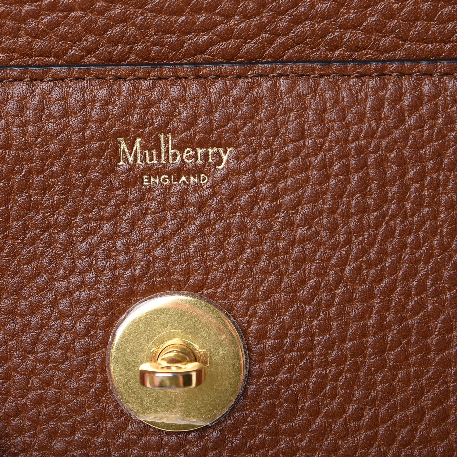 Mulberry Small Classic Grain Calfskin Small Darley Oak 7 of 8