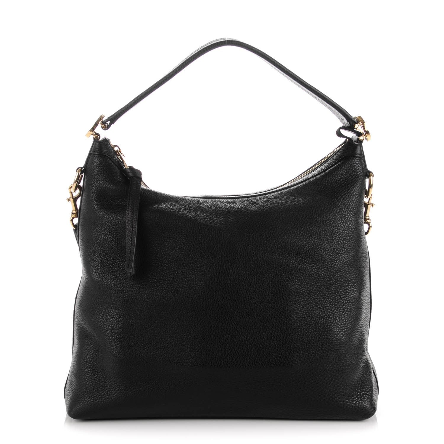 Gucci Pebbled Calfskin Small Miss GG Hobo Black 1 of 7