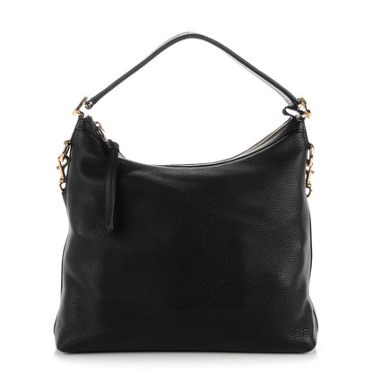 Gucci Pebbled Calfskin Small Miss GG Hobo Black 1 of 7