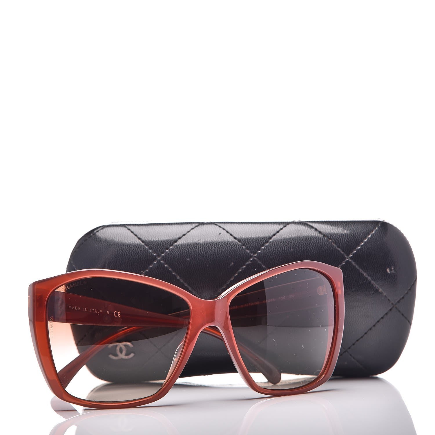 Chanel Acetate CC Sunglasses 5203 Red 8 of 8