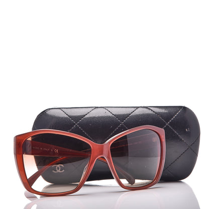 Chanel Acetate CC Sunglasses 5203 Red 8 of 8