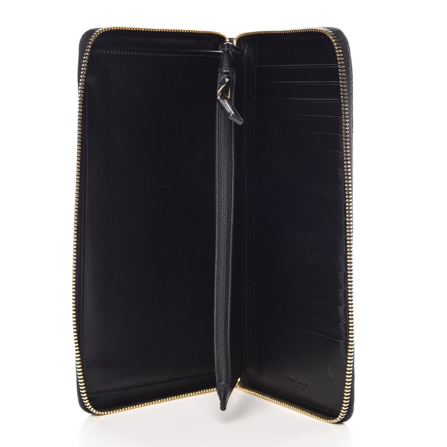 Toile Monogram Long Zip Around Wallet Black