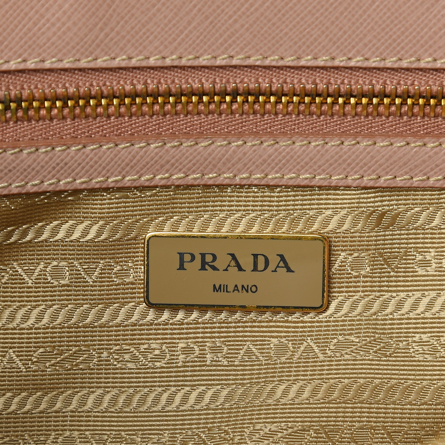 Prada Saffiano Small Galleria Double Zip Tote Cammeo 5 of 15