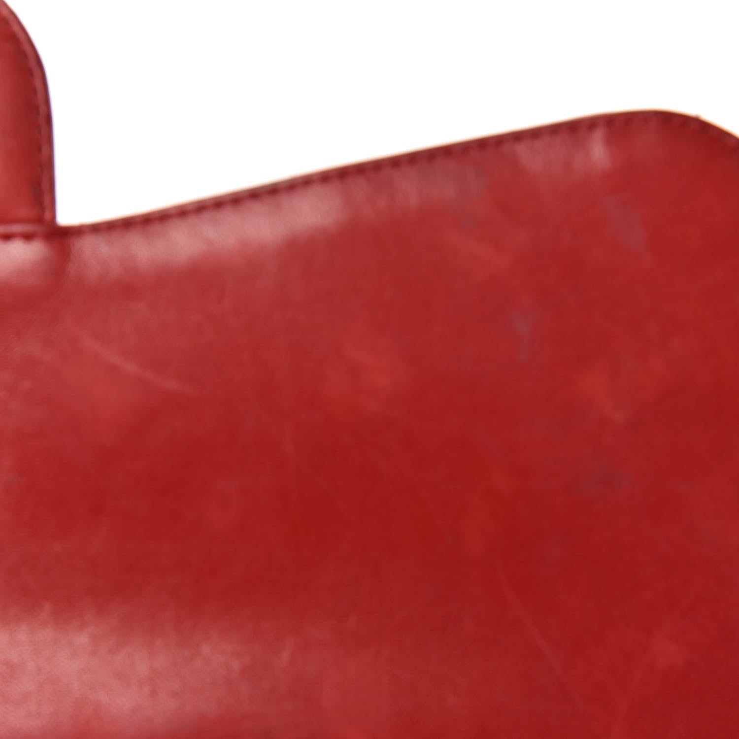 Chanel Patent Quilted Jumbo Single Flap Red 12 of 31