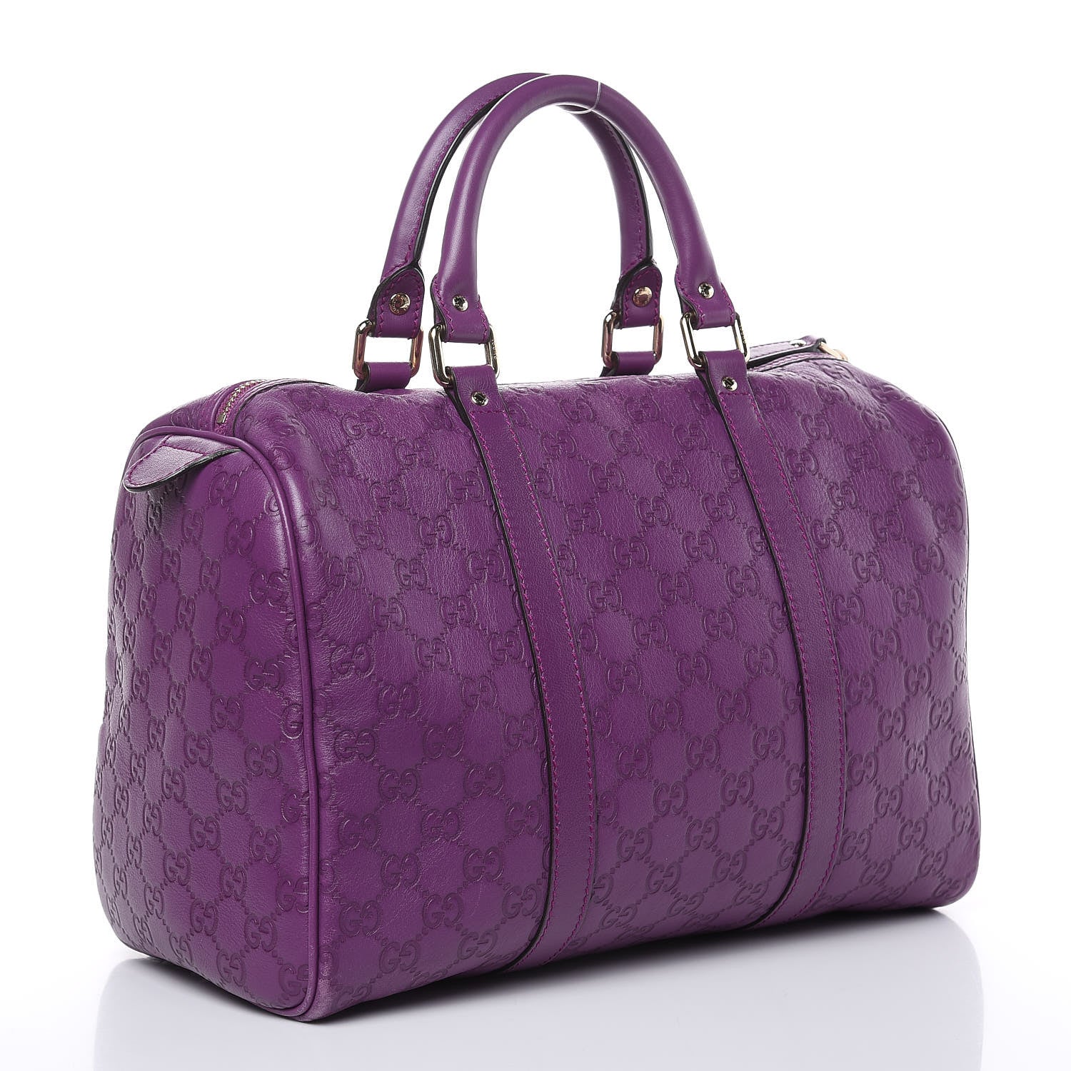 Gucci Guccissima Medium Joy Boston Purple 3 of 17