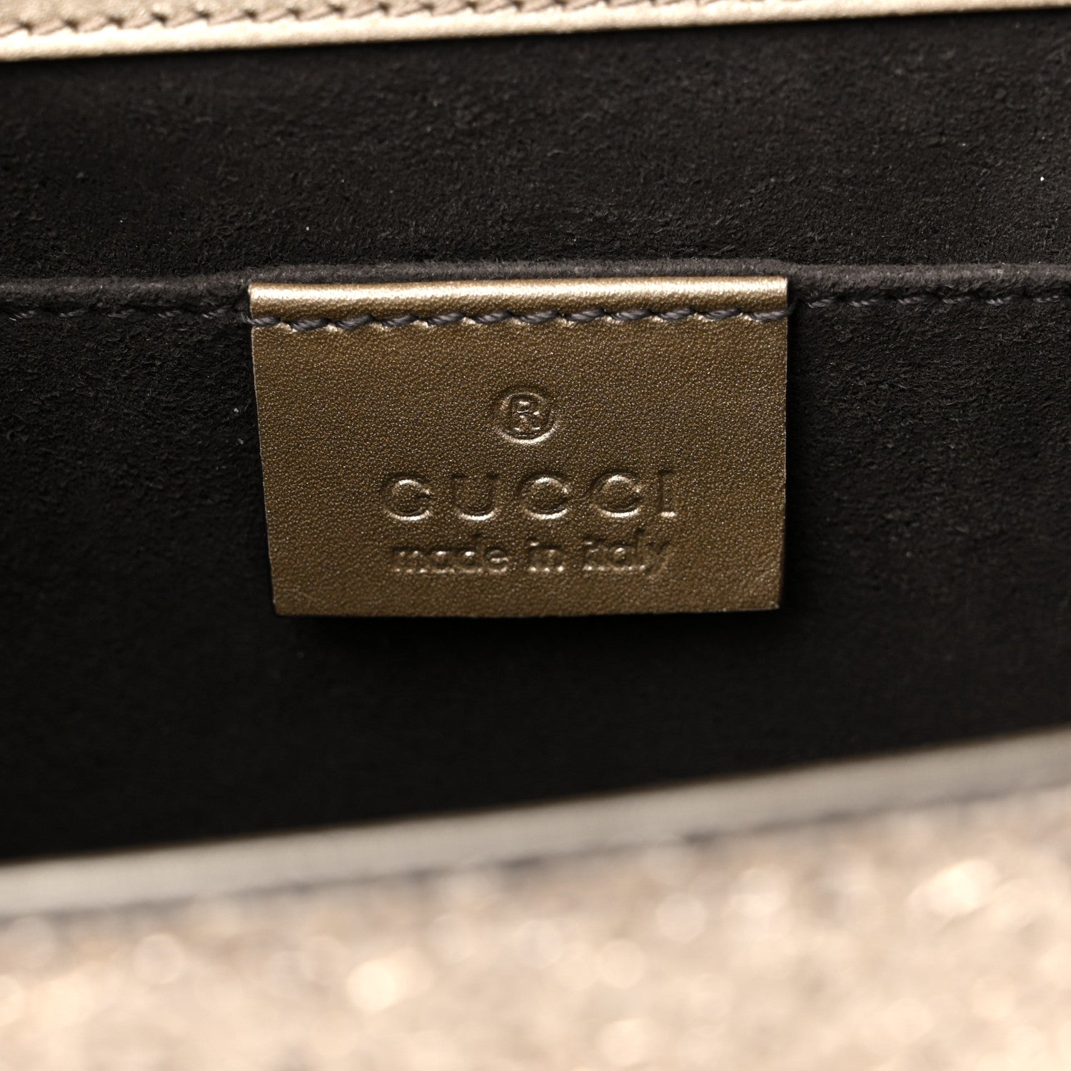 Gucci Galassia Small Padlock Shoulder Bag Platino 6 of 11