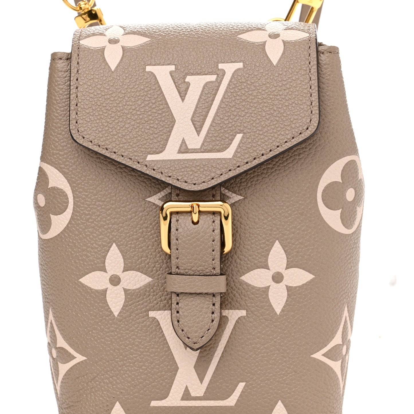 Empreinte Monogram Giant Tiny Backpack Tourterelle Cream