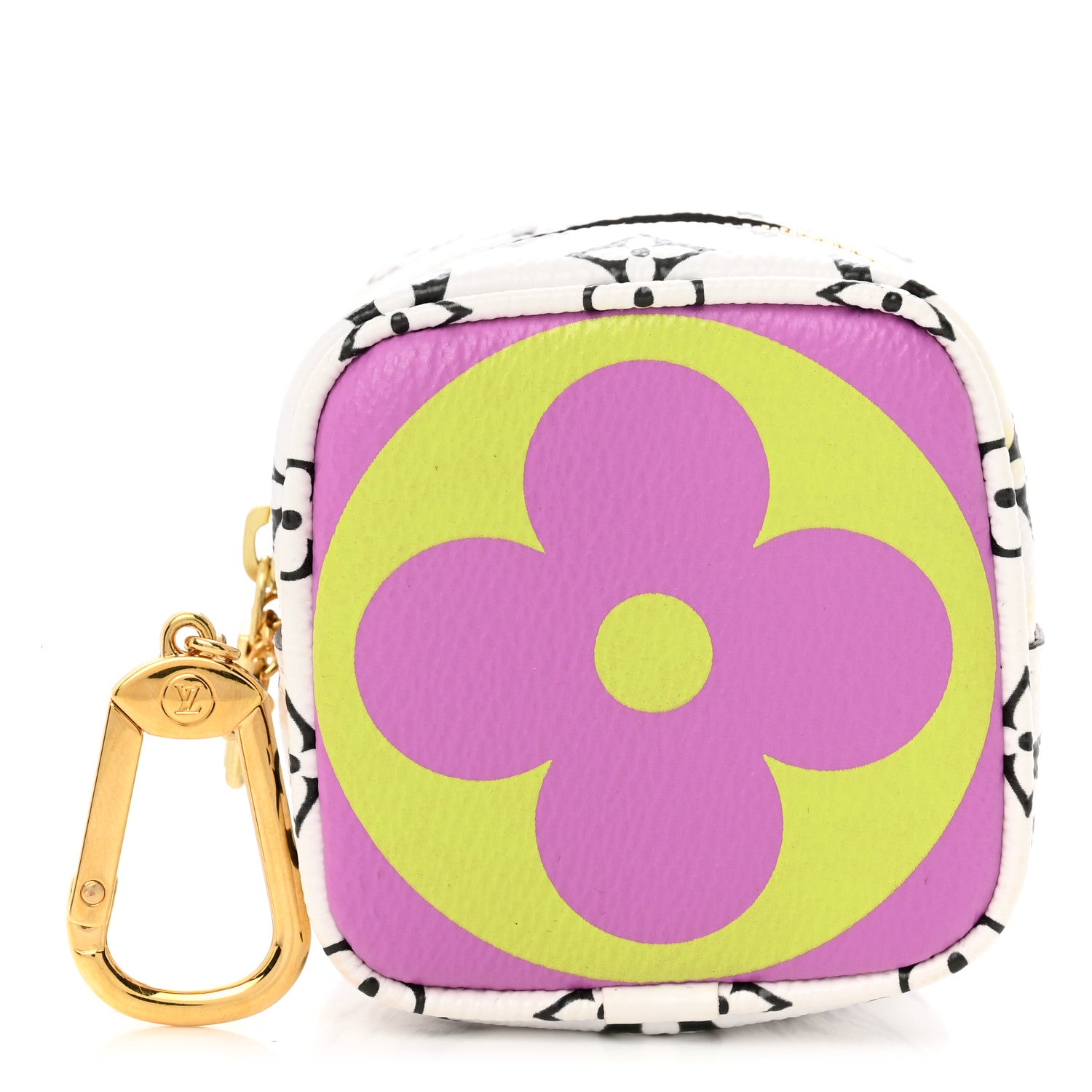 Louis Vuitton Monogram Giant Cube Coin Purse Pink 1 of 7