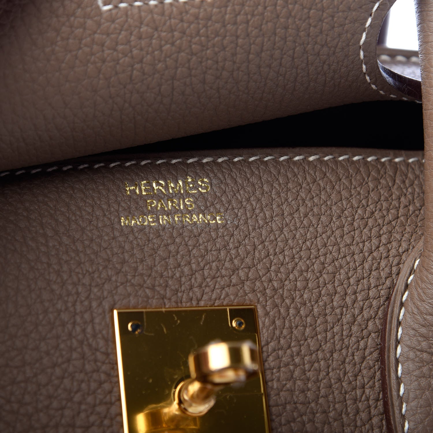 Hermes Togo Birkin 35 Etoupe 7 of 12