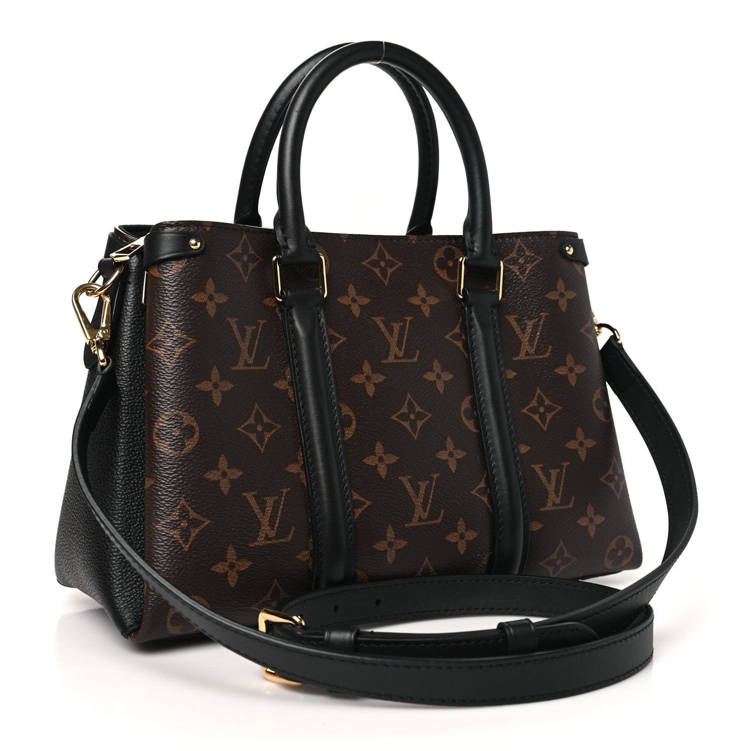 Louis Vuitton Monogram Soufflot BB Black 3 of 10