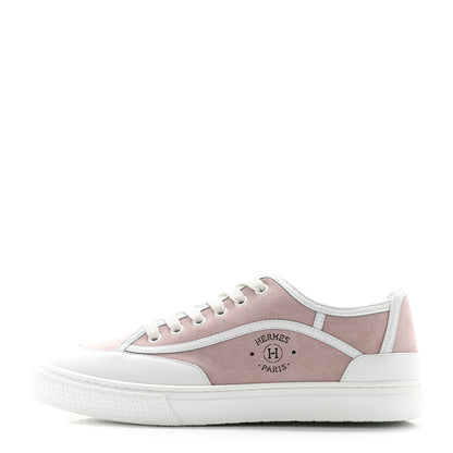 Hermes Suede Get Sneakers 38 Rose Porcelaine 2 of 18
