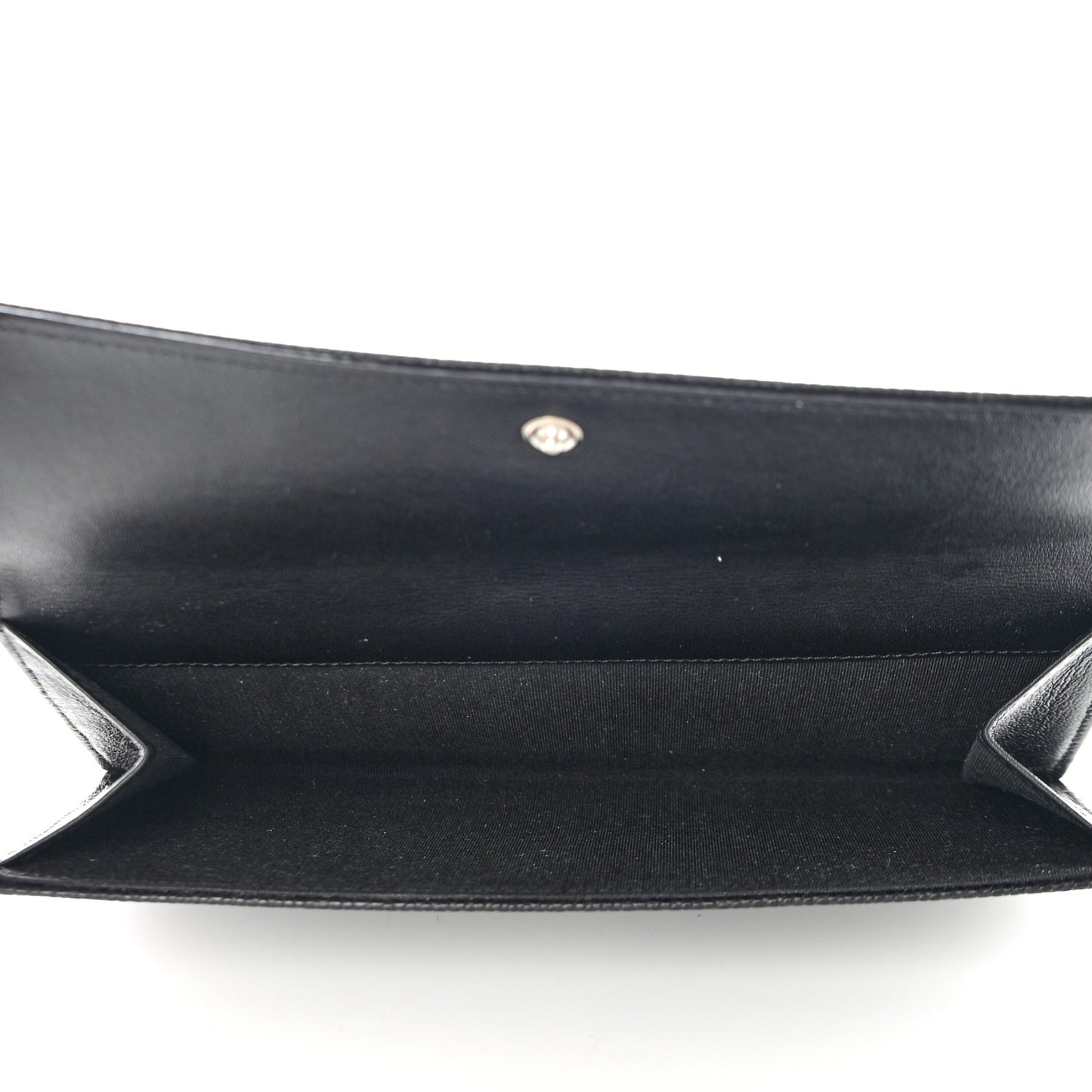 Caviar Timeless CC French Long Wallet Black