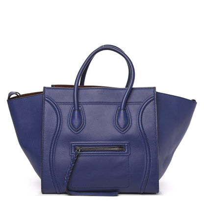 Celine Supple Calfskin Medium Phantom Luggage Indigo 1 of 13