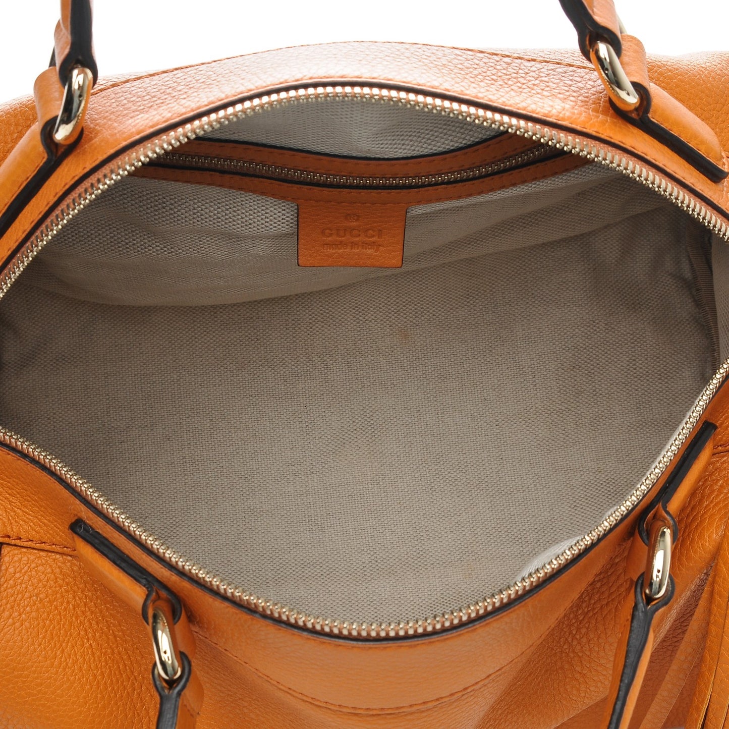 Pebbled Calfskin Medium Soho Boston Curcuma