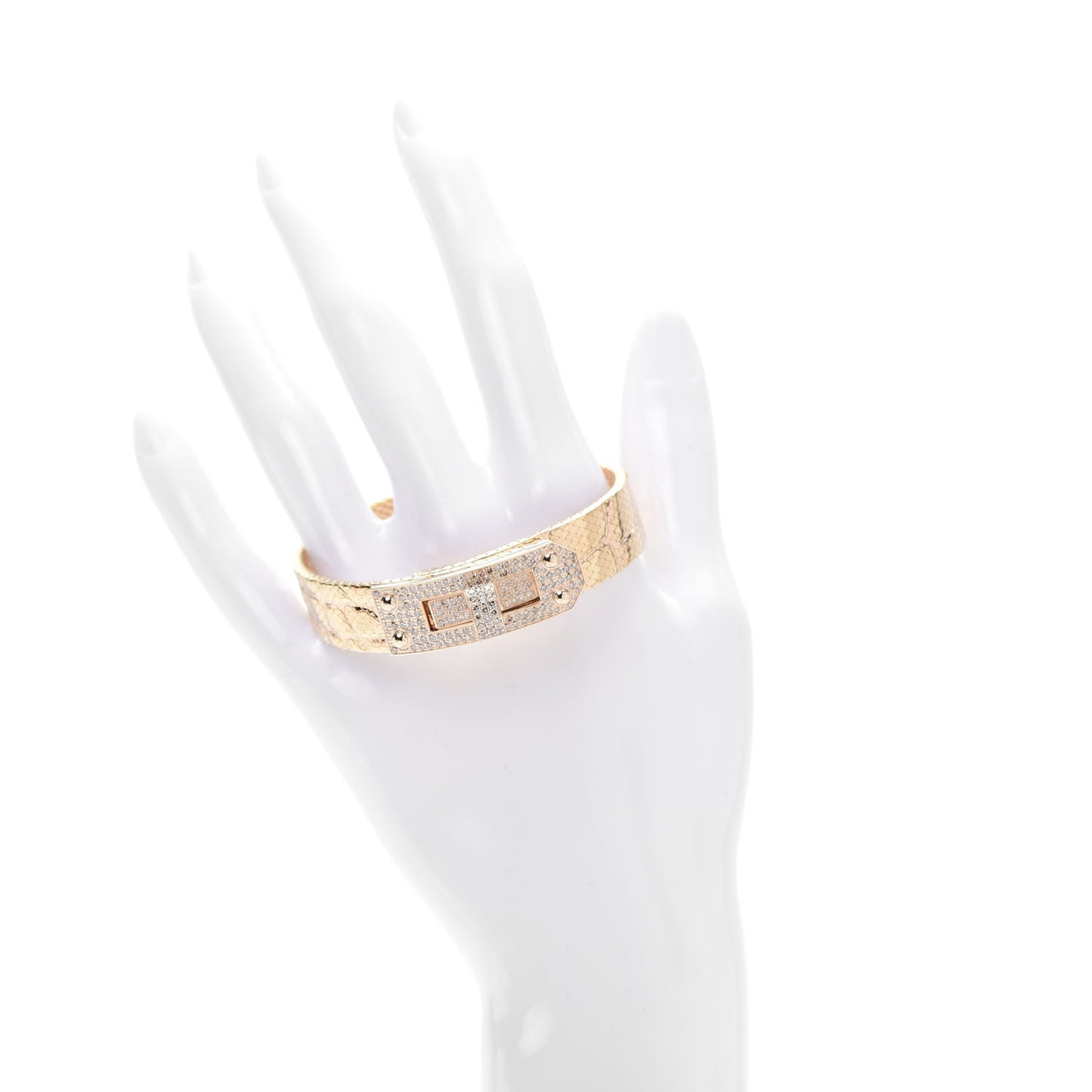 18K Rose Gold Diamond MM Kelly Milanese Bracelet ST