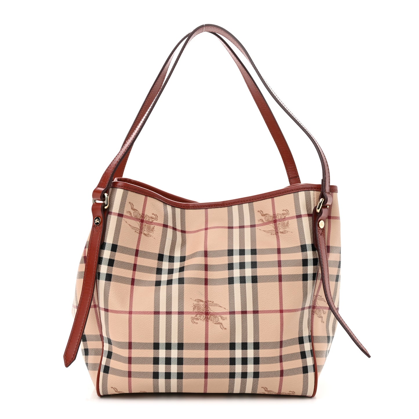 Haymarket Check Small Canterbury Tote Military Red