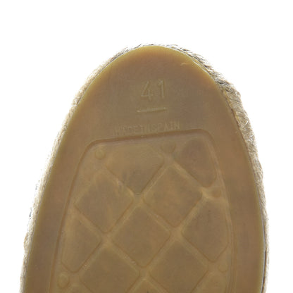 Chanel Lambskin CC Espadrilles 41 Black 9 of 12