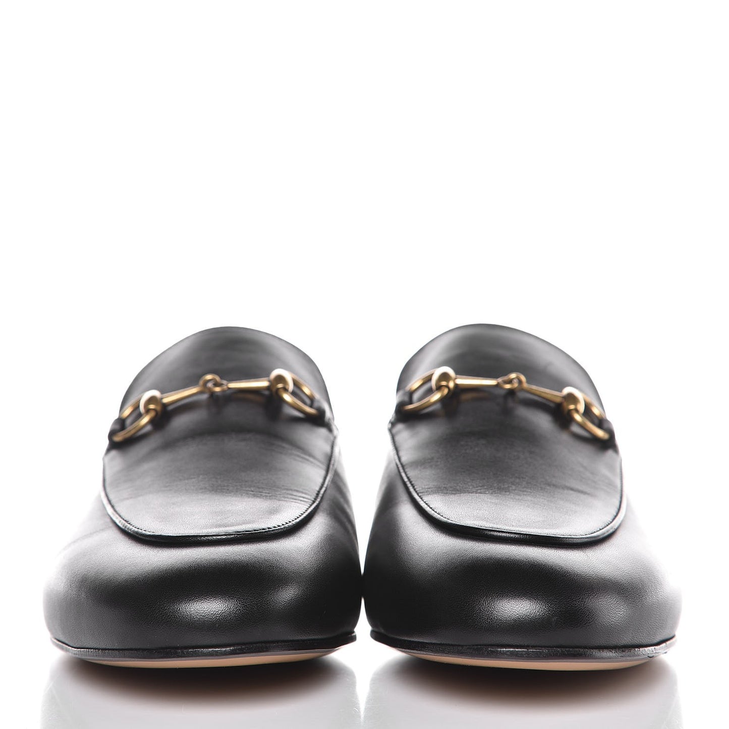 Calfskin Womens Princetown Slippers 39 Black