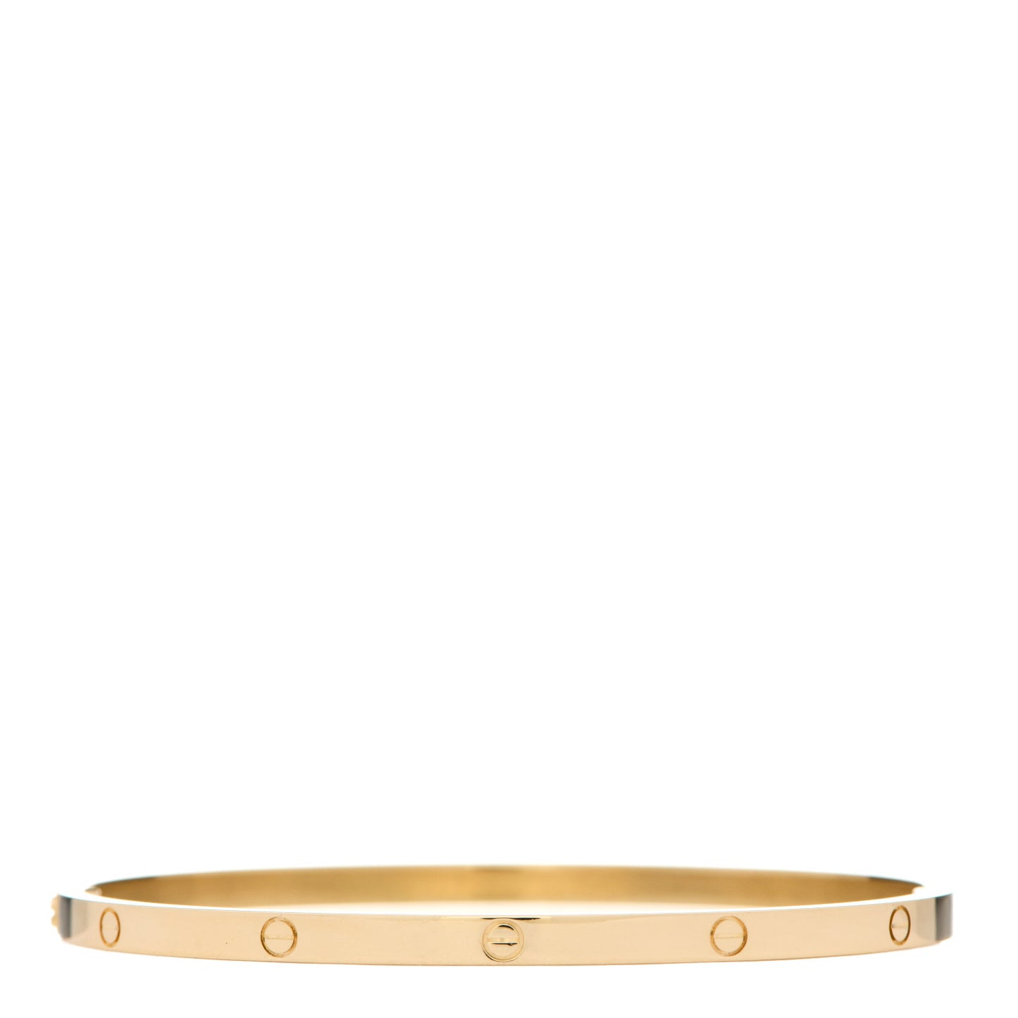 18K Yellow Gold Small LOVE Bracelet 19