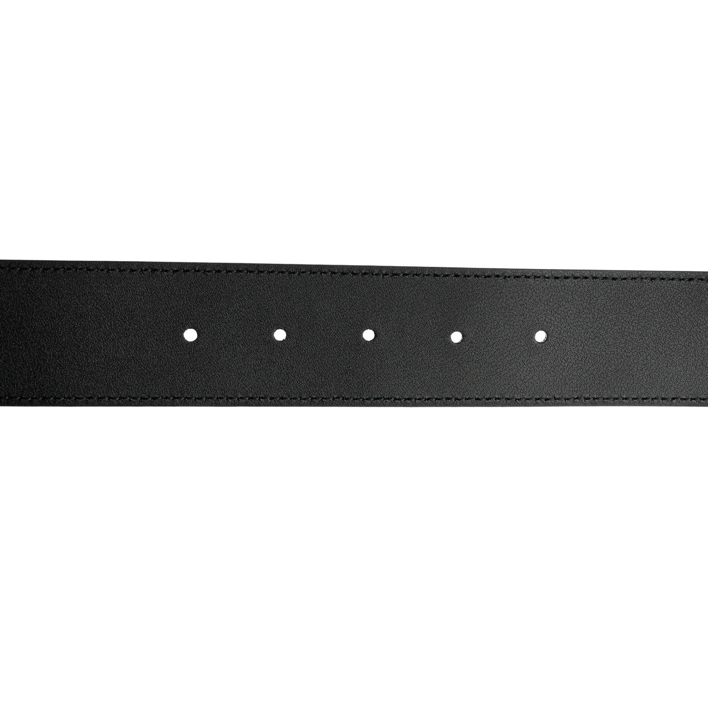 Textured Dollar Calfskin Double G 40mm Belt 95 38 Black