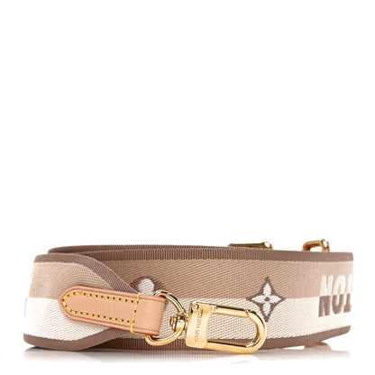 Louis Vuitton Jacquard Speedy Bandouliere 20 Shoulder Strap Beige 1 of 3