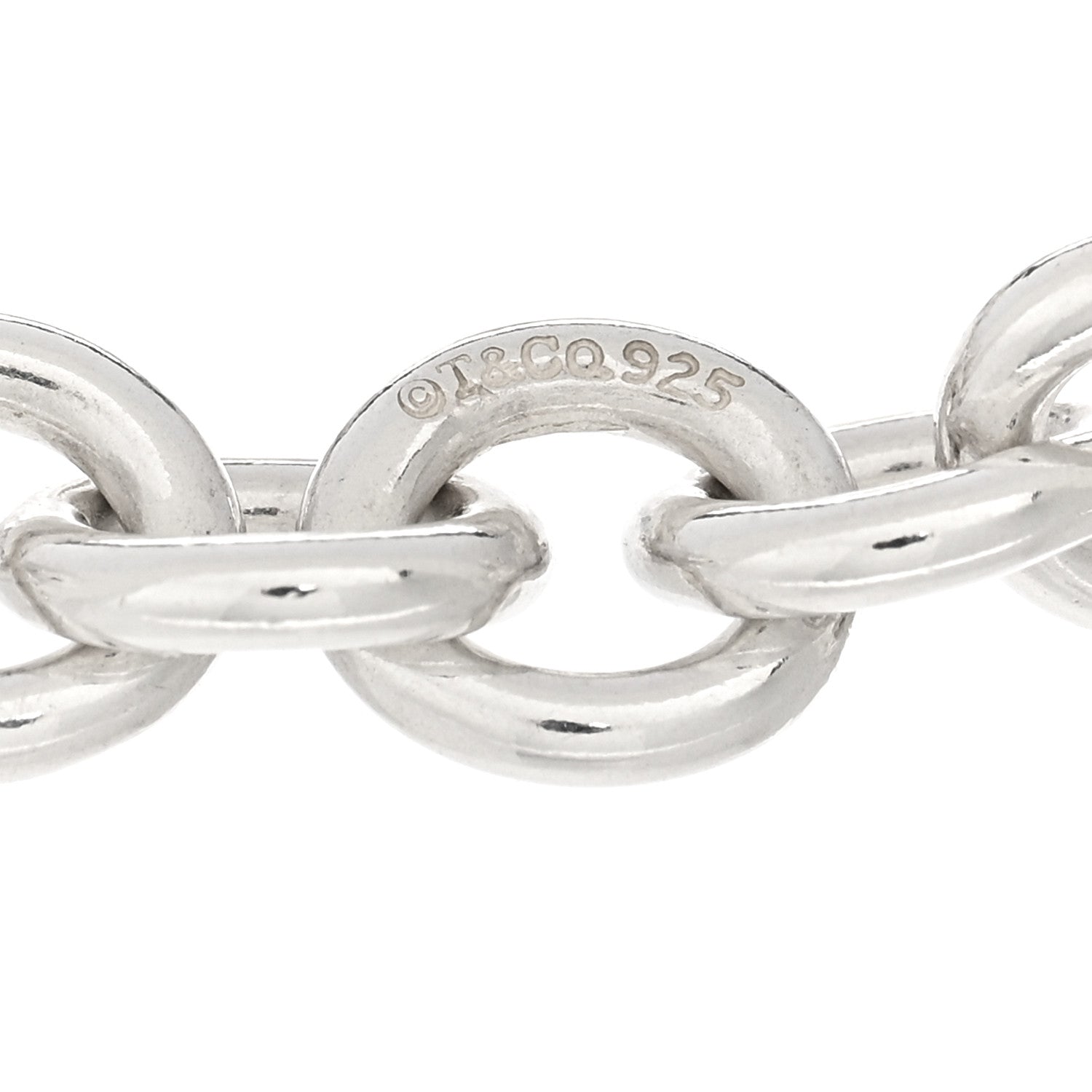 Tiffany Sterling Silver 1837 Circle Clasp Bracelet 3 of 4
