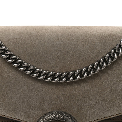 Gucci Suede Medium Dionysus Shoulder Bag Taupe Taupe 8 of 10