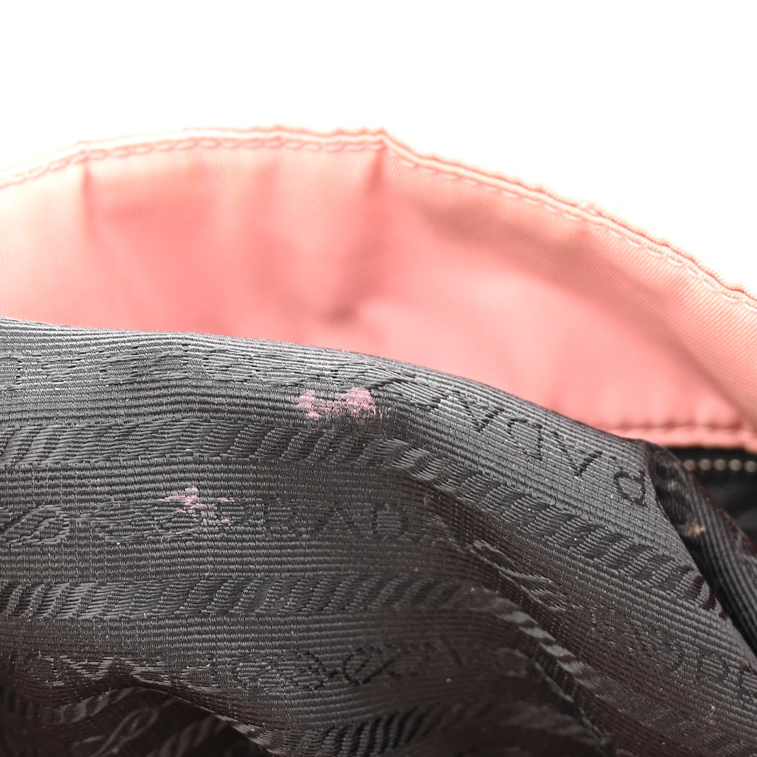 Prada Tessuto Nylon Quilted Shoulder Bag Rosa Black 11 of 17