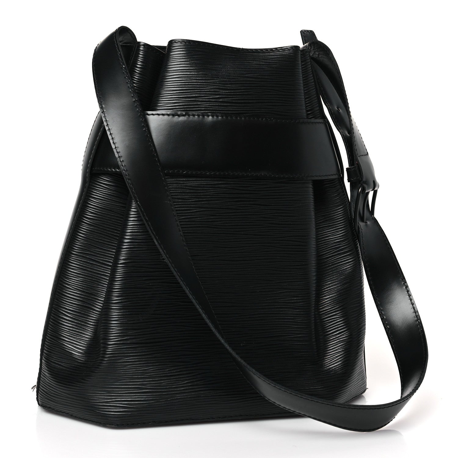 Louis Vuitton Epi Sac D'Epaule GM Black Black 3 of 9