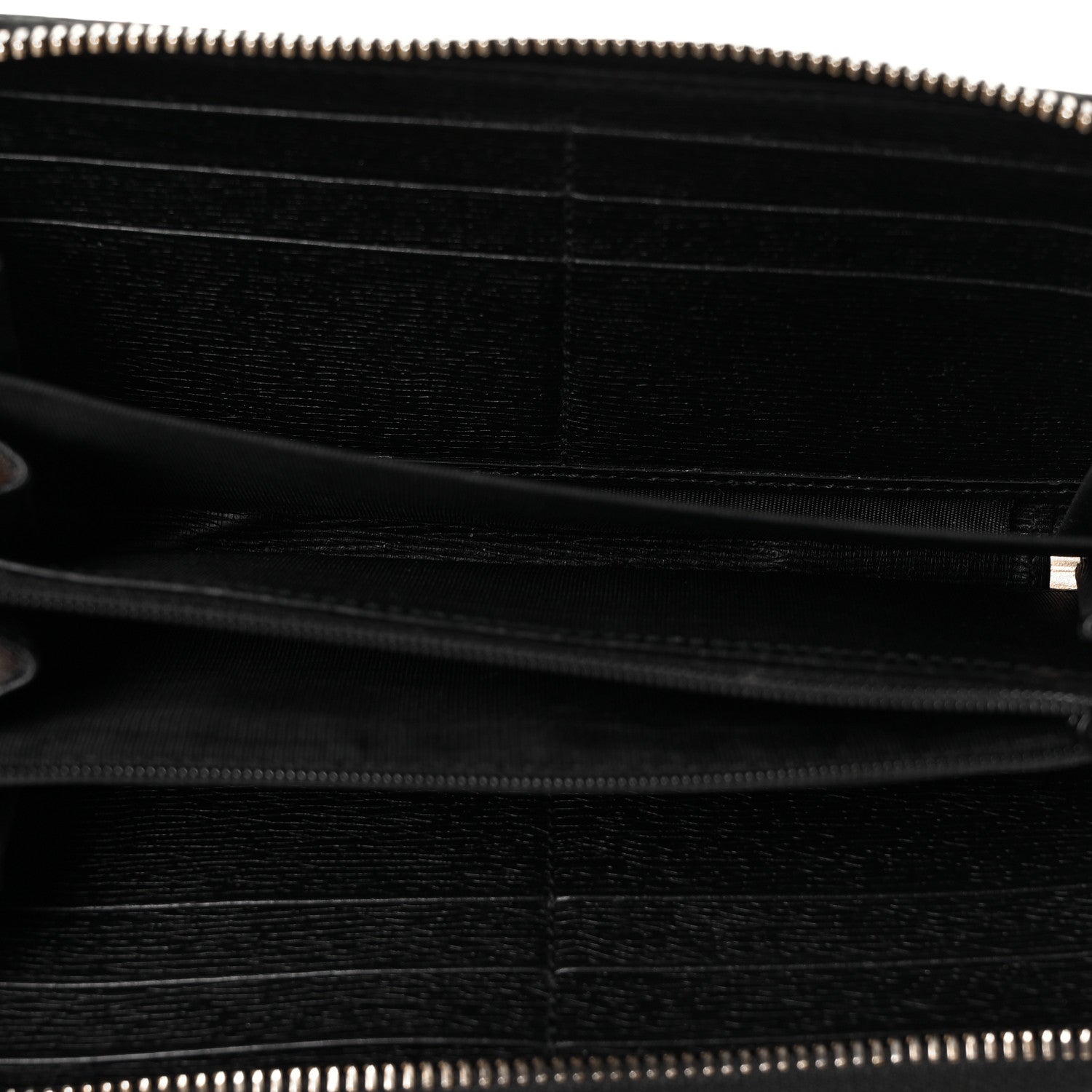 Gucci Shangai Calfskin Flora Knight Zip Around Wallet Black 4 of 8