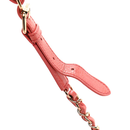 Chanel Crumpled Glazed Lambskin Quilted Waist Bag Fanny Pack Pink 20 of 21