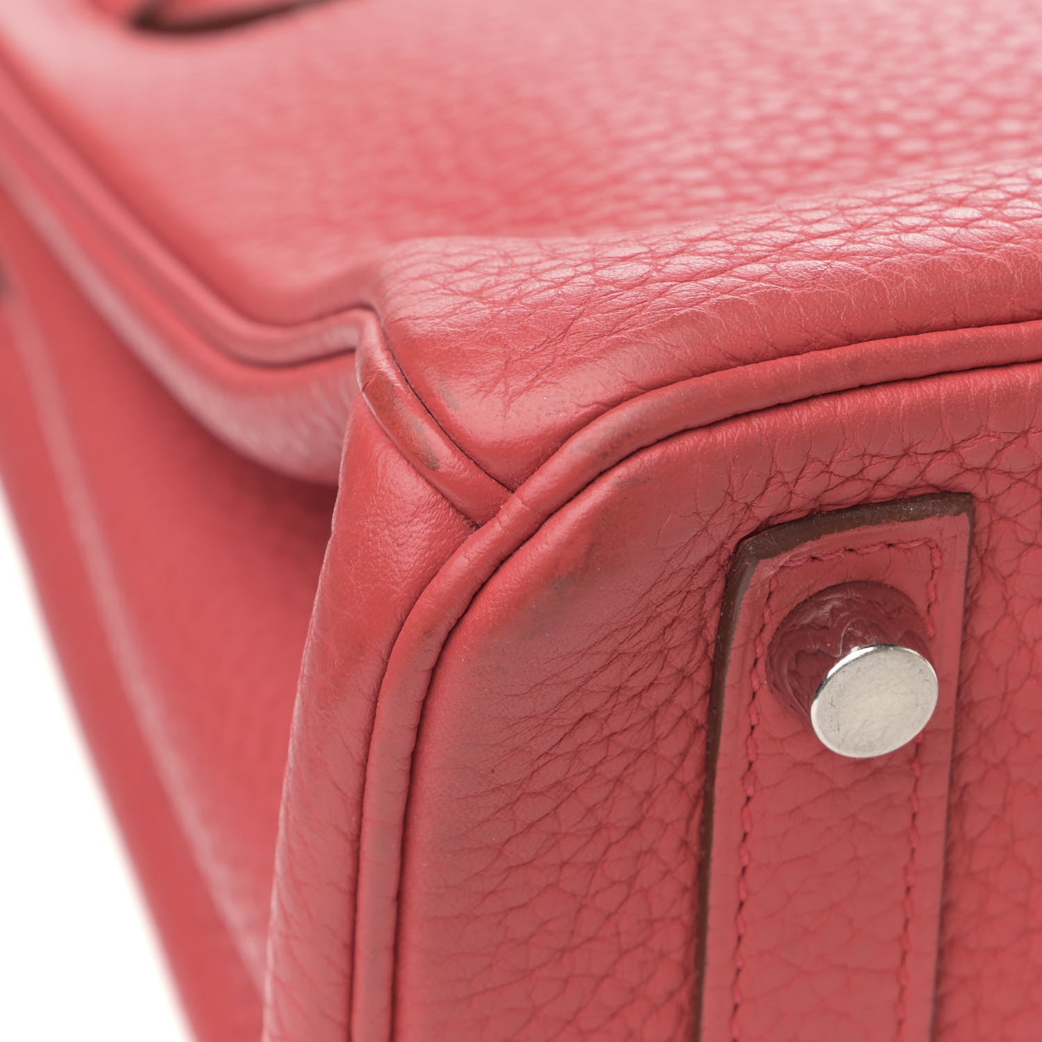 Hermes Taurillon Clemence Birkin 30 Bougainvillea 10 of 16